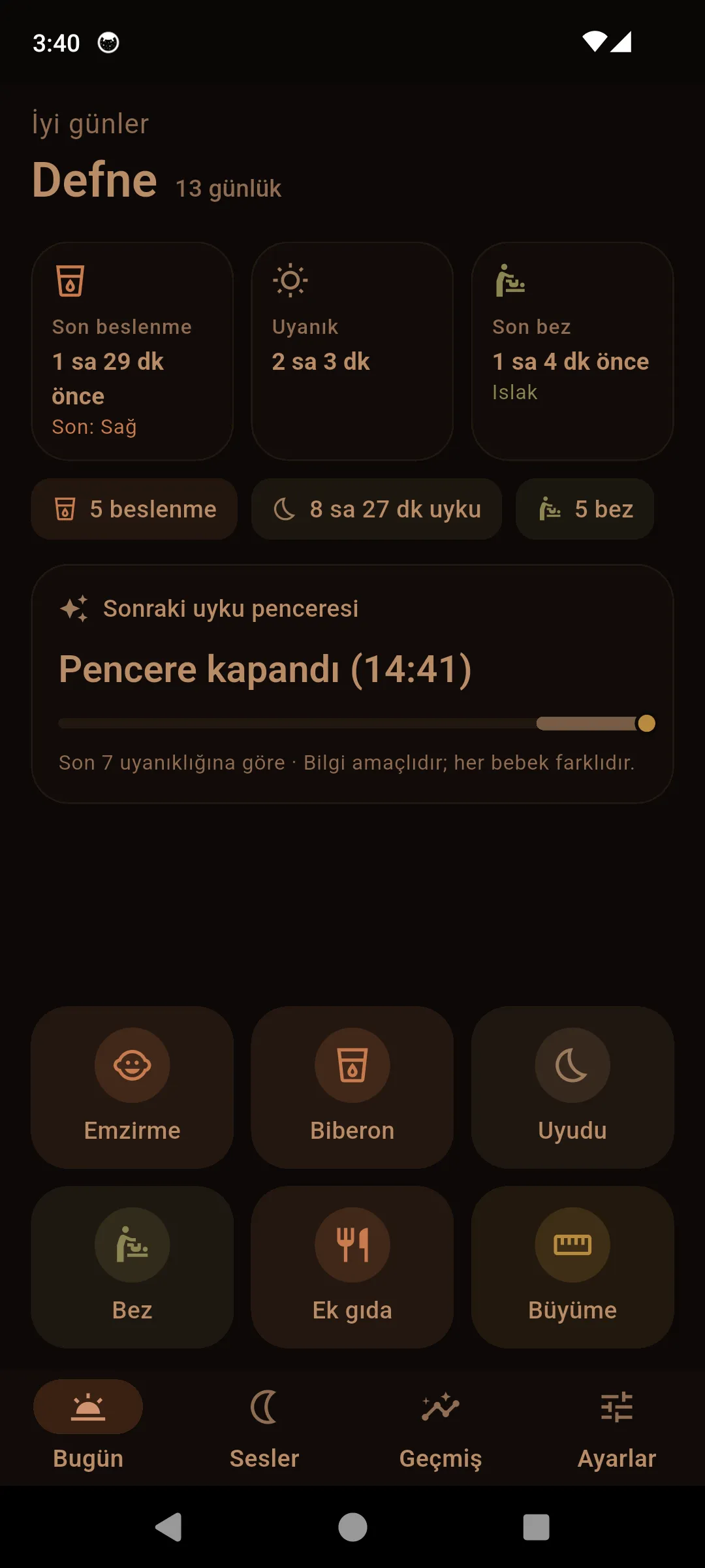 Gece lambası teması — gece yarısı göz almayan kehribar